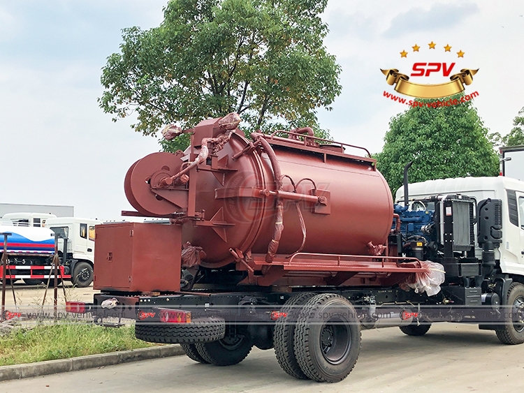 Combined Vacuum Jetting Tank Body - RB Combined Vacuum Jetting Tank Body - RB
